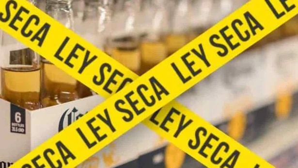 Activan ´Ley Seca´ a partir del sábado