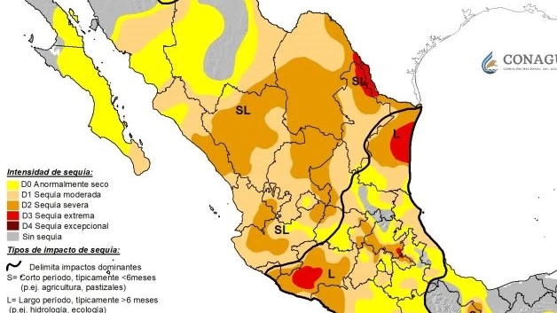 Tamaulipas está en rojo: Por falta de agua en presas