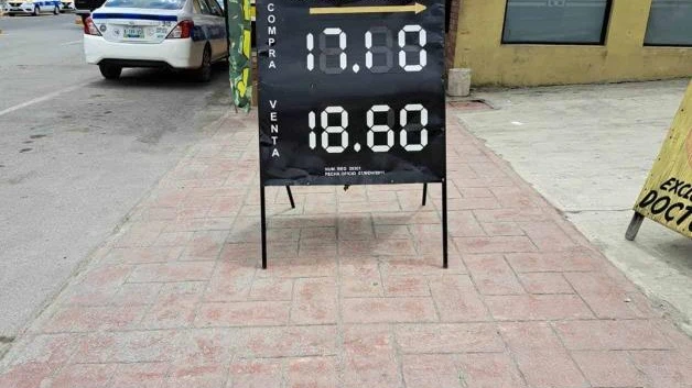 Retoma fuerza peso frente a divisa verde