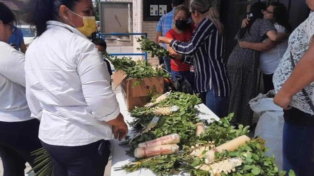 Acuden fieles a templos a celebrar Domingo de Ramos