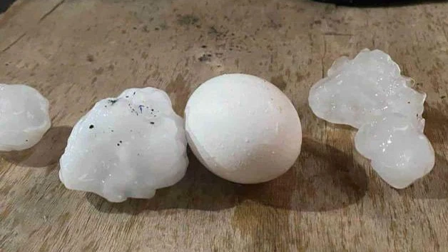 Cae ´mega´ granizo en Reynosa