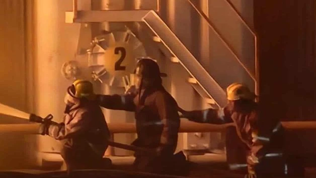 Apoyan bomberos en incendio de Matamoros