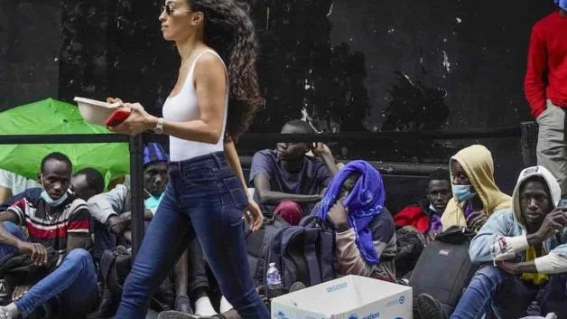Irán migrantes a isla