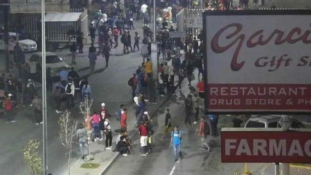 Estampida de migrantes en Puente Nuevo Internacional de Matamoros