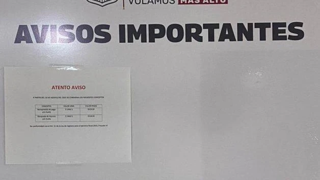 Sale caro perder boleta de Tránsito
