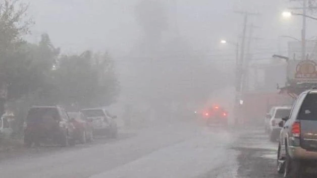 Densa neblina cubre Reynosa esta mañana