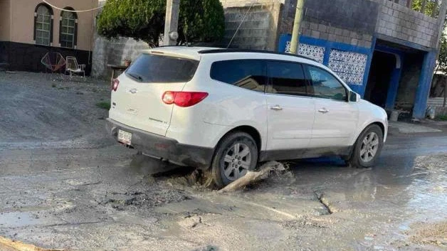 Se hunde pavimento