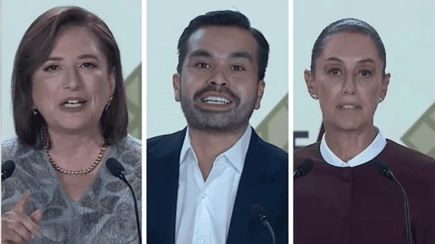Xóchitl y Claudia ´chocan´ en el segundo debate presidencial