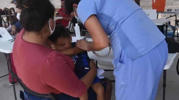 Baja vacunación en menores de edad en Reynosa