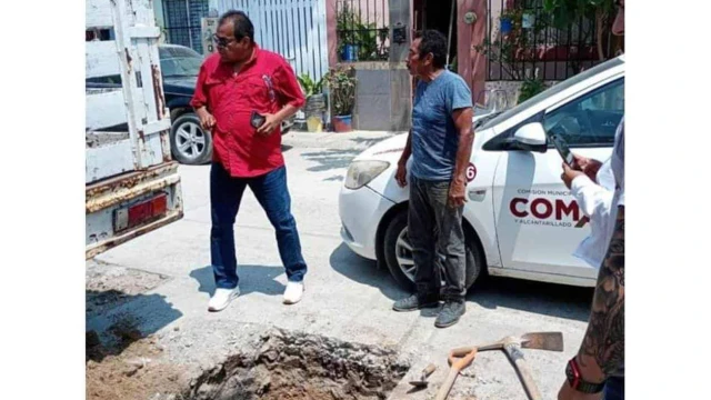 Intentan ´chupar´ agua en Altamira: Rompen línea general de Comapa