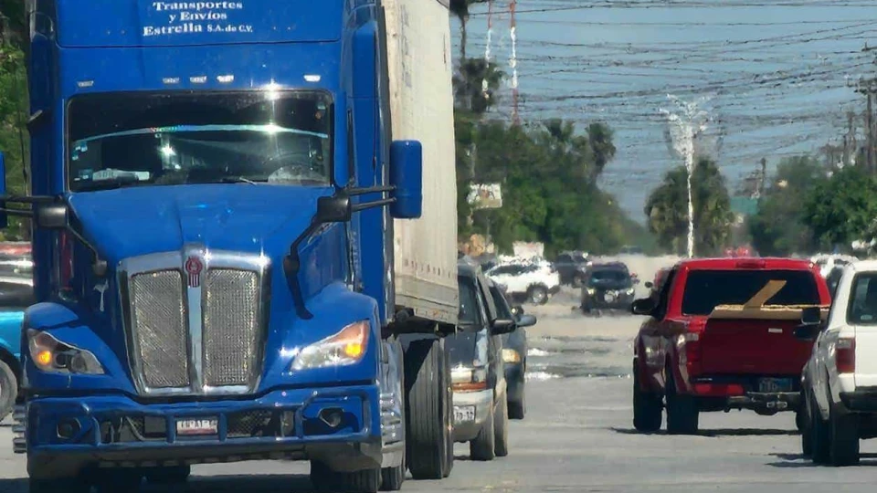 Endurecen multas a camiones de carga en Valle Hermoso