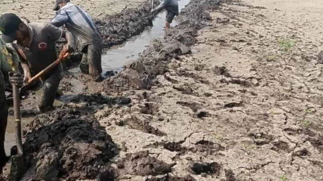 Construyen canal por cuenta propia en Altamira