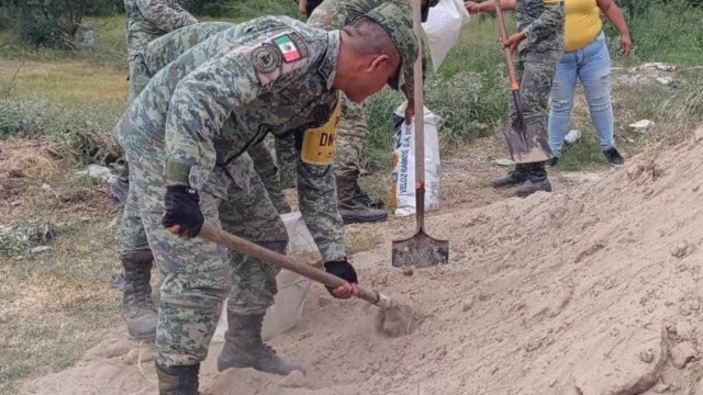 Ejército y Guardia Nacional apoyan en labores tras paso de "Alberto" por Tamaulipas