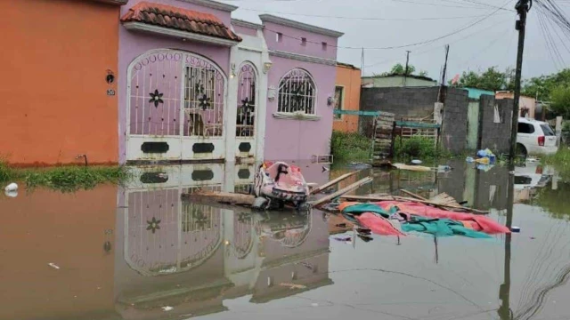 Inundado Matamoros: Al menos, 10 colonias bajo el agua