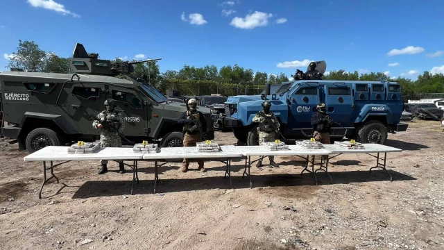 En operativo conjunto aseguran 84 paquetes de cocaína en Camargo