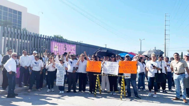Trabajadores del Poder Judicial en Reynosa se unen al paro nacional
