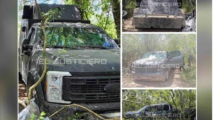 Aseguran ´monstruos´ en Brecha del Ejido Las Escobas, en San Fernando