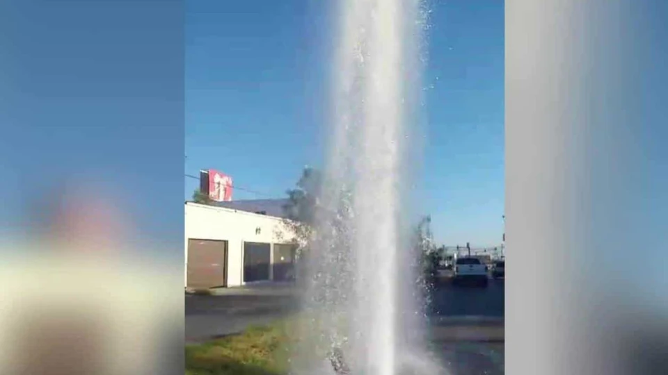 Gigantesca fuga en plena crisis de agua en Reynosa