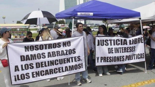 Bloqueado Congreso de Tamaulipas: Trabajadores de PJ exigen no aprobar reforma