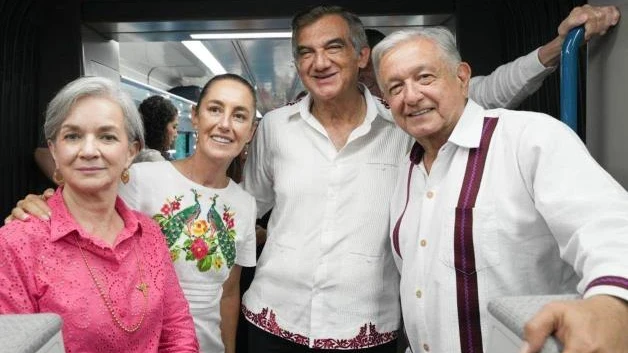 Se reúne AVA con AMLO y Claudia