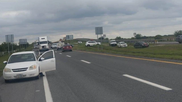 Enfrentamiento en la vía a Matamoros