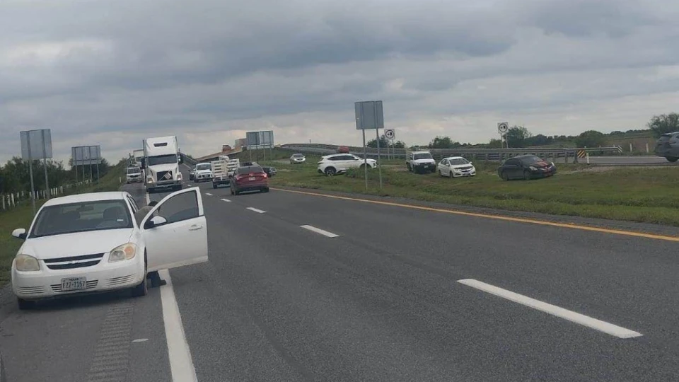 Enfrentamiento en la vía a Matamoros