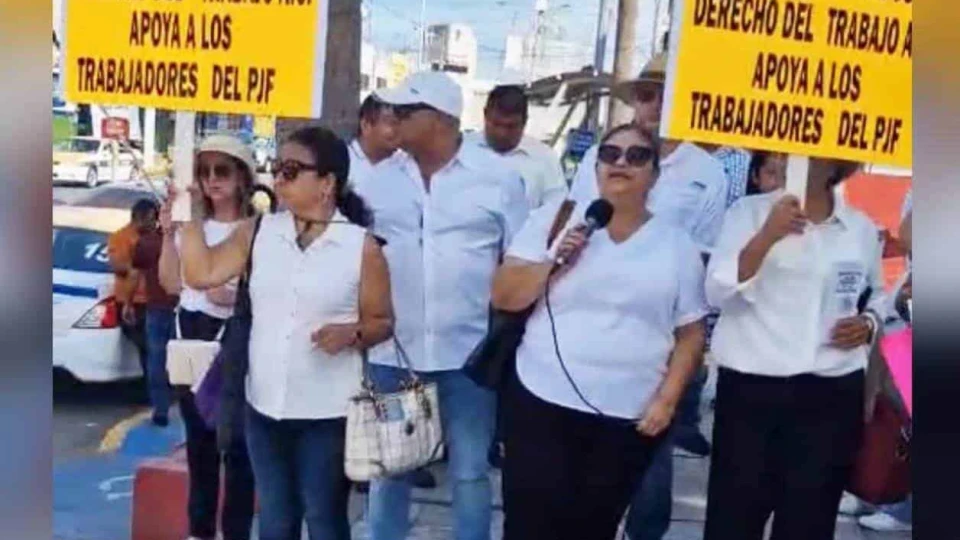 Respaldan abogados de Reynosa a trabajadores de PJF