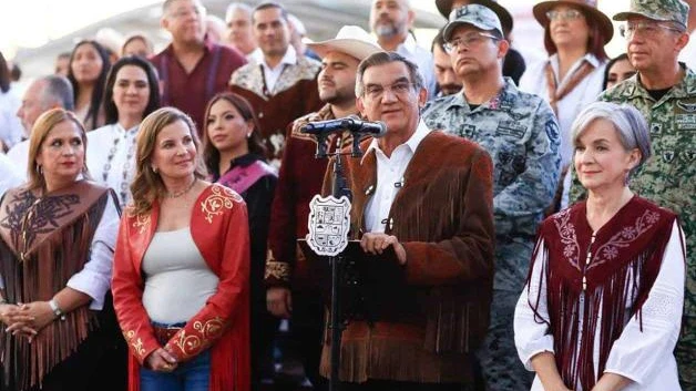 Américo Villarreal y María de Villarreal inauguran la Feria Tamaulipas 2024