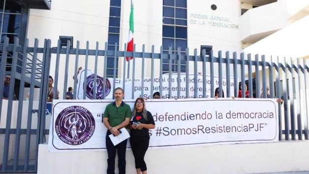 Siguen firmes en paro; empleados del PJF no regresan a laborar en Reynosa