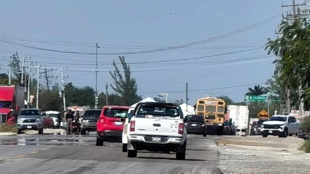 Satura retén la carretera Victoria-Matamoros