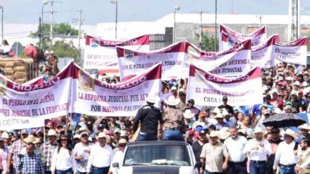 Marchan a favor de la reforma judicial