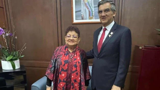 Reconoce Gobierno federal avance en la reforma judicial: Se reúne Américo Villarreal con Ernestina Godoy