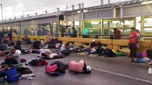 Tensa a migrantes en Matamoros llegada de Trump