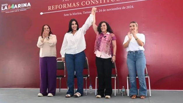 Realiza Olga Sosa asamblea informativa en Soto La Marina