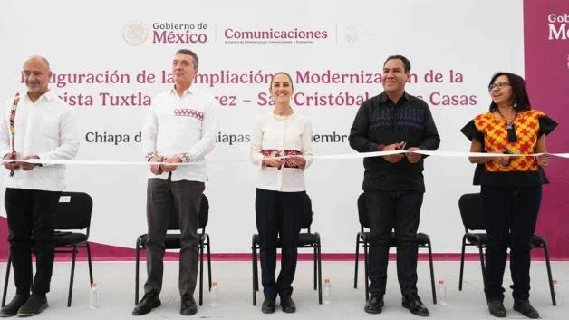 Inauguran autopista Tuxtla Gutiérrez-San Cristóbal