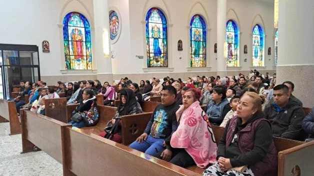 Se concentran feligreses en Concatedral de Nuestra Señora de Guadalupe