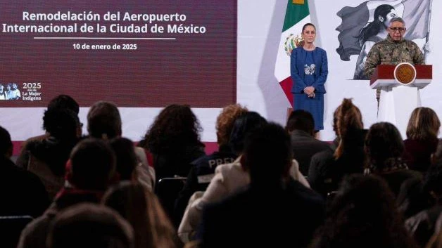 Anuncia Claudia Sheinbaum remodelación del Aeropuerto Internacional de la Ciudad de México