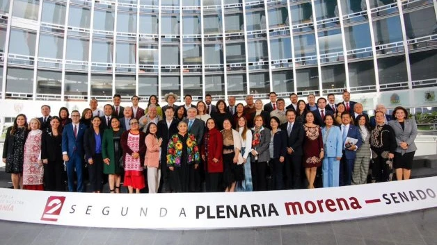 Ratifican senadores de Morena apoyo a Claudia