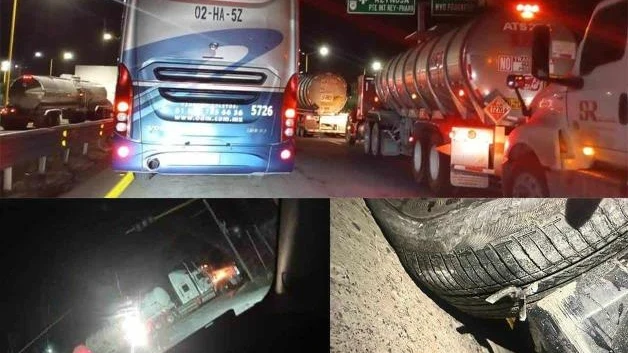 Bloqueos, balaceras y vehículos varados tras noche violenta en Río Bravo