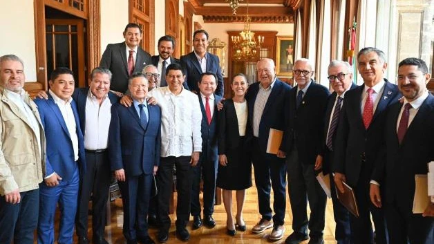 Se reúne Américo Villarreal con la presidenta Claudia Sheinbaum