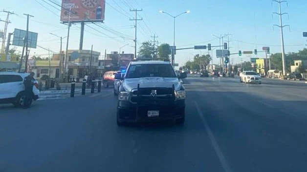 Arrolla patrulla de Tránsito a ciclista en Reynosa