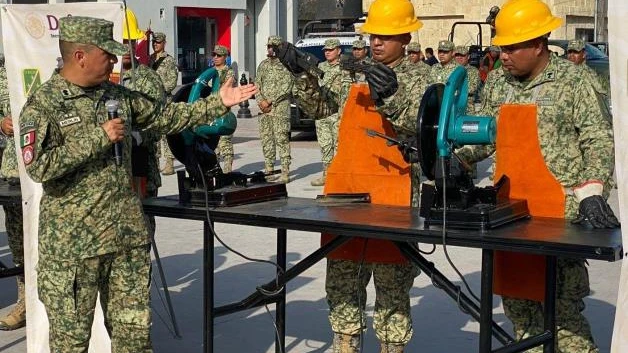 Destruye SEDENA armas aseguradas en operativos de la frontera norte
