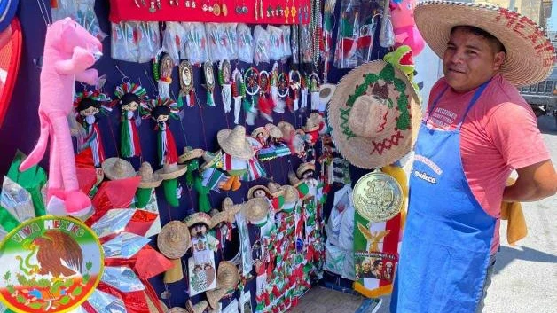 Aparecen vendedores de productos patrios