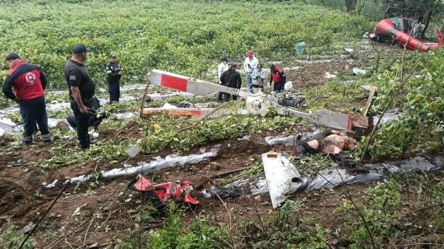 Traía 10 mdp en oro el helicóptero caído