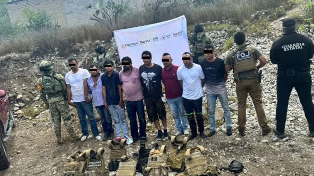 Detienen a ocho integrantes de grupo delictivo en Tula