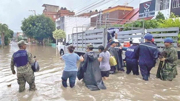 Lluvias fatales azotan México