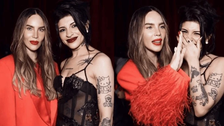Belinda y Cazzu se encuentran en evento y desatan memes