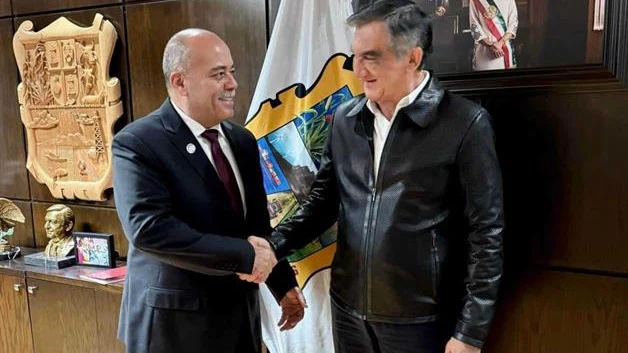 Américo Villarreal se reúne con nuevo fiscal de Justicia de Tamaulipas