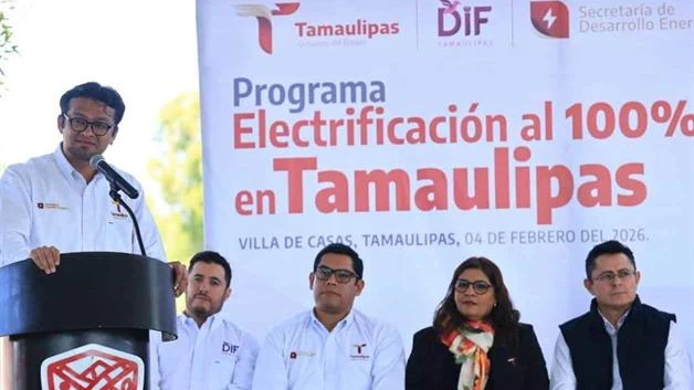 Da inicio Programa de Electrificación al 100% en Tamaulipas