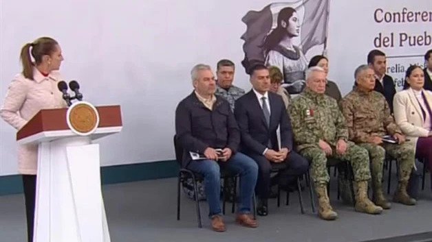 Sheinbaum presenta a nuevo comandante de la Guardia Nacional